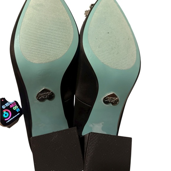 Betsey Johnson SB Lilly Fabric Closed Pointed Toe Classic,copy of MANOLO BLAHNIK - Picture 5 of 11